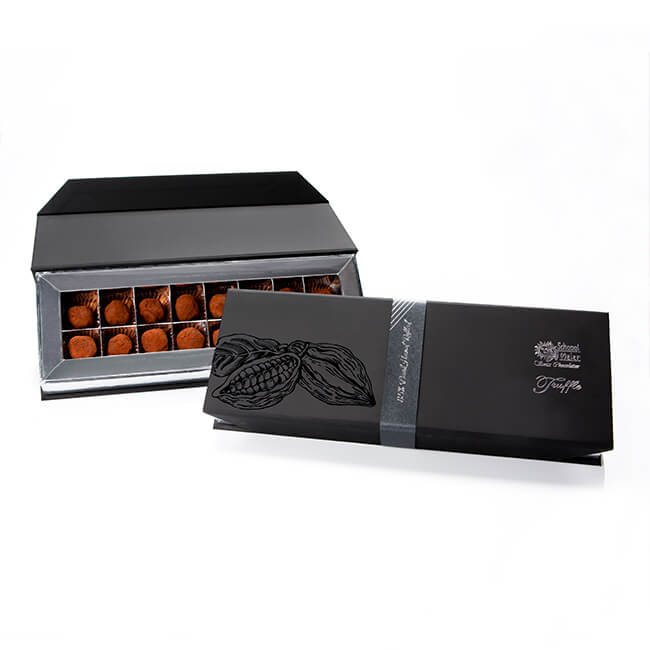 85% Dark Hand-Rolled Truffles (16pcs)