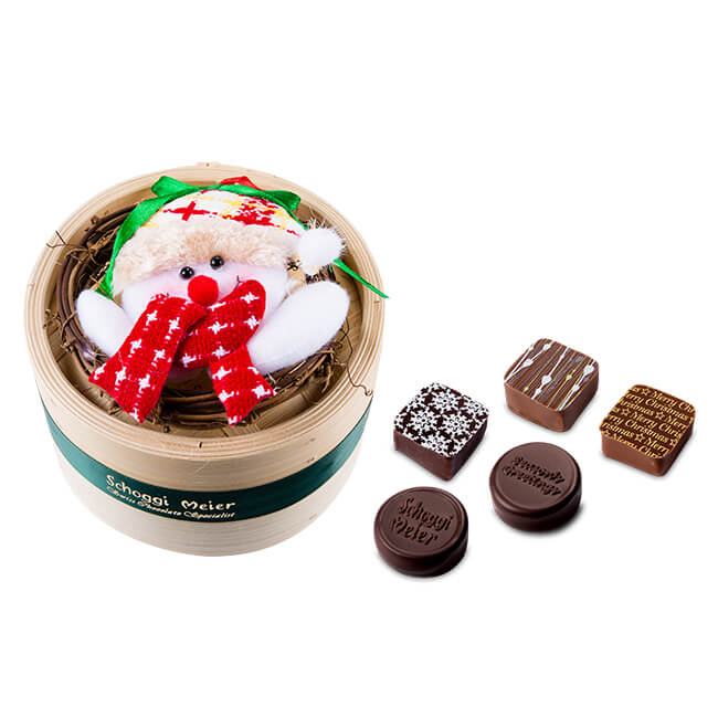 聖誕雪人朱古力點心禮盒（5顆）