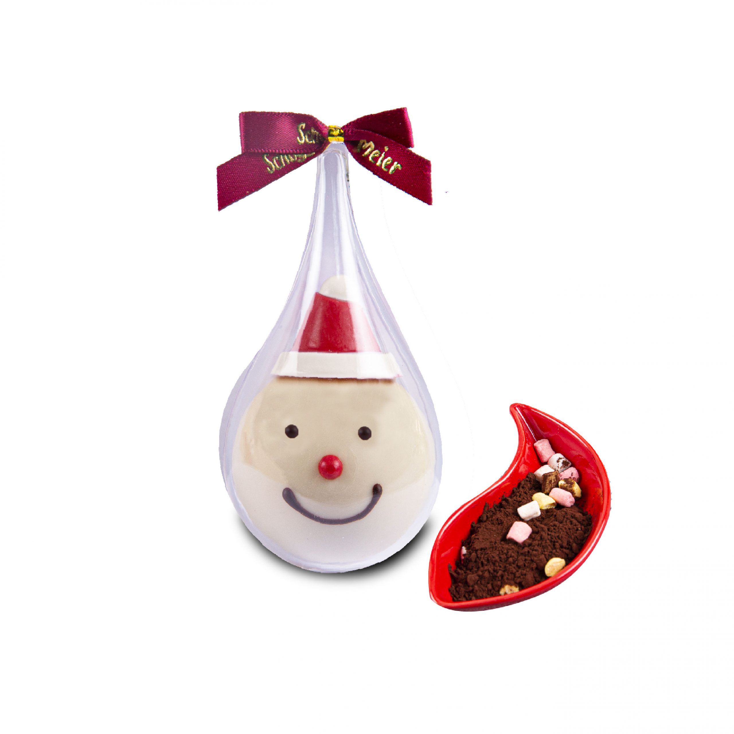 紅帽子雪人熱朱古力炸彈 (1 顆)