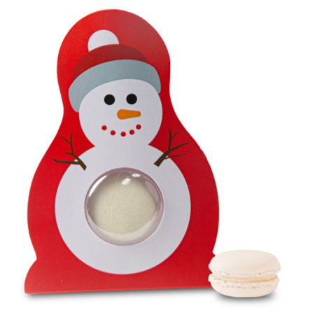 Snowman Macaron Gift Box (1pc)