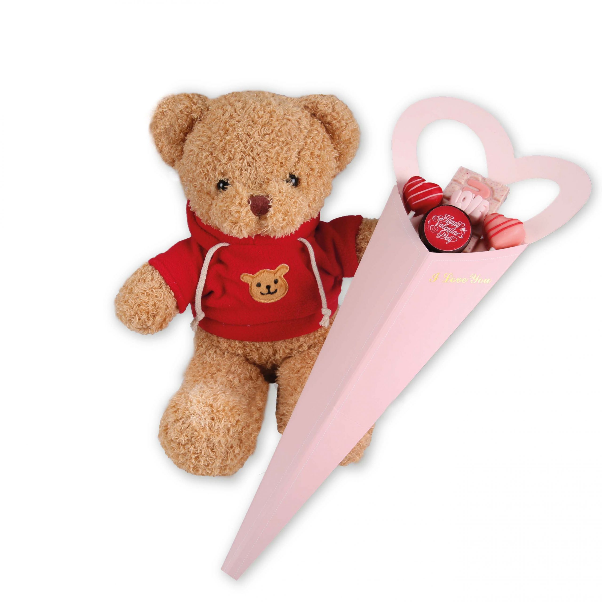 熊抱戀人朱古力花束