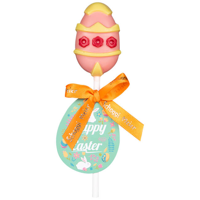 Easter Egg Strawberry Chocolate Lollipop