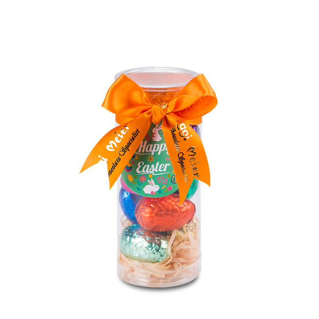 復活蛋圓筒禮盒 – 朱古力白鴿蛋 (9顆)