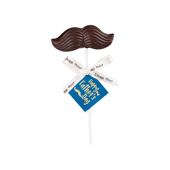 鬍子造型黑朱古力棒棒