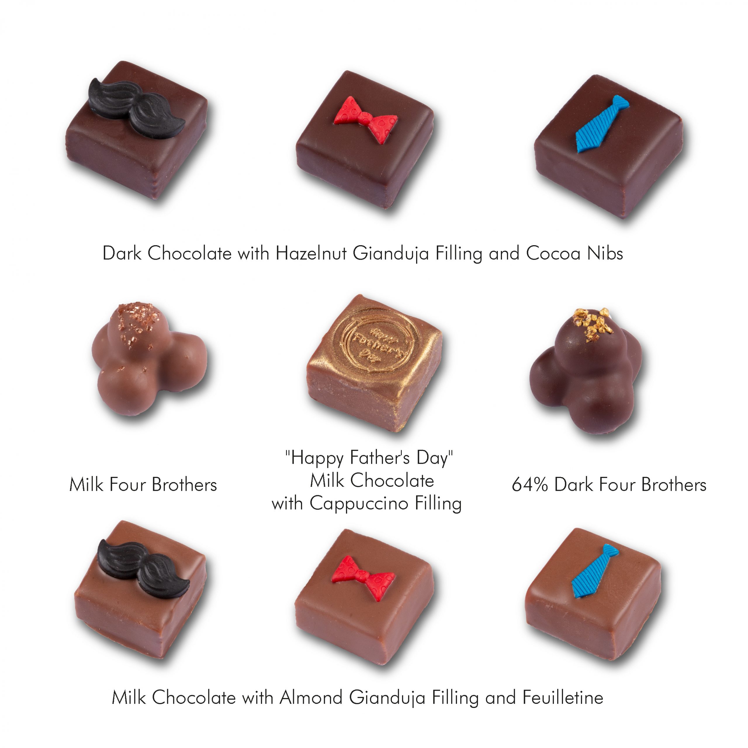 “One and Only Dad” Chocolate Gift Box (9pcs)