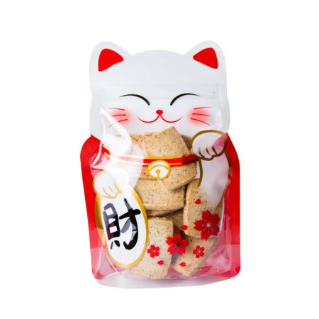 Lucky Cat Cookie Bag - Earl Grey